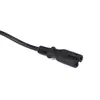 El fabricante suministra Cable con enchufe coreano de dos polos, Cable de alimentación coreano de tubo de figura de ocho negro de dos polos