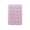 Pegatina de ventosa de silicona multifuncional, cuadrada autoadhesiva con respaldo adhesivo fuerte, adecuada para teléfonos móviles y baterías externas