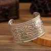 Pulseira Larga Alienígena Ouro Dunhuang Feminina Estilo Étnico Boêmio Pulseira de Braço Pulseira Dai Joias Indianas Europeias e Americanas