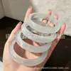 Pulsera de Piedra Ojo de Gato al por Mayor Blanco Luna Macarrón Oro Champagne Gradiente Color Pulsera de Piedra Ojo de Gato Joyería de Moda para Mujer