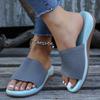 Comercio Exterior Europa y América 2023 Primavera Nuevo Talla Grande Zapatos de Mujer Casual Tejido Volador Superior Suave Poliuretano Ligero Fondo Grueso Arrastre