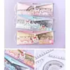 Suministrado Directamente por el Fabricante, Set de Reglas de Dibujos Animados para Estudiantes, Papelería Linda para Niños, Set de Reglas Multifuncional, Escuadra, Transportador, Regla