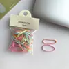 Goma Elástica de Color Desechable Engrosada Anillo para el Cabello Infantil Alta Elasticidad Duradera Banda Básica para el Cabello Goma Elástica Pequeña