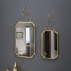 Espejo de Baño Montado en la Pared de Hierro Espejo de Tocador de Baño Espejo Decorativo Se Puede Colgar Espejo de Tocador de Escritorio Montado en la Pared Lavable Producto Nuevo