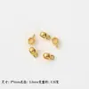 Cor Dourado Brilhante Liga Preserva Cor Contas Espaçadoras Conector Artesanal DIY Pulseira Colar Pingente Material para Joias Acessórios Atacado