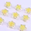 Cuentas de estrella de cinco puntas de acrílico transparente esmerilado de 16 mm con interior de color, para pulseras de bricolaje para niños, fabricante de accesorios de joyería
