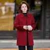 Casaco de Inverno Transfronteiriço 2026 para Mães, Rejuvenescedor, Moderno, Ajuste Slim, Tamanhos Grandes, Casaco Versátil para Mulheres de Meia-Idade e Idosas