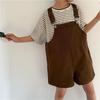 Gl-Kids Estilo Coreano Verano Nuevo Niños Cargo Overol Tirantes Pantalones Unisex Bebé Bolsillo Grande Lindo Shorts