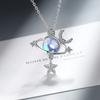 Collar Universo Luna Estrella Diseño de Nicho Femenino Sentido de Diseño Popular en Internet Ins Estilo Frío Cadena Corta para Clavícula