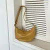Bolso de mano minimalista, de color sólido y elegante para mujer, nueva colección otoño 2026, bolso tote pequeño, bolso de hombro de nicho y bolso cruzado