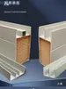 Gabinete de Azulejos Tira de Sellado de Doble Borde Clip de Azulejo en Forma de E Ranura de Aleación de Aluminio para Cubierta de Estufa Ranura en Forma de Montaña Perfil de Borde en Forma de U Ranura Pequeña de Montaña