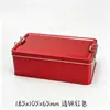 En Stock Embalaje Creativo para Té Cajas a Presión, Cajas Metálicas Mate con Cierre para Pasteles de Copo de Nieve, Pasteles de Piña, Cajas para Galletas
