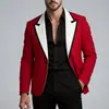 Chaqueta de traje a rayas de primavera de comercio exterior transfronterizo personalizada, chaqueta de traje informal ajustada para hombre