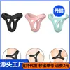836 Anillo de Bloqueo de Semen de Silicona Anillo de Bondage Triple Anillo No Vibratorio para Hombres Juguetes Sexuales para Adultos para Parejas Dropshipping