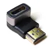 Adaptador Conversor de Sinal HDMI Macho para Fêmea 90 Graus 270 Graus Alta Definição 8K60Hz Versão Liga de Alumínio 2.1