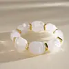 Pulseras de Abalorios Irregulares de Acrílico Europeas y Americanas, Pulseras de Moda Personalizadas Transfronterizas, Joyería de Mano Simple de Alta Gama de Nicho para Mujeres