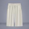 Verão Novo Calças Cropped Shorts de Praia Estudante Calças Largas Estilo Chinês Novo Estilo Chinês Algodão Linho Calças Casuais
