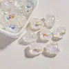 Heidi Beleza de Gelo Pintura a Óleo Nuvem Através-do-Furo Contas Acessórios de Resina Acessórios DIY Bugigangas Corrente para Celular Ins