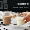 Taza de Café de Vidrio Resistente al Calor de Alto Borosilicato, Taza de Postre de Pudín de Té con Leche de Diámetro Variable, Personalización al por Mayor