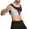 Sudadera Europea y Americana Fitness Cremallera Corsé Ajustado Abdominal Chaleco Belleza Corporal Transfronterizo Moldeador Corporal para Hombres Europeo y Americano