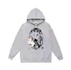 Moda Urbana Transfronteriza de Comercio Exterior Marca Unisex Otoño e Invierno Estampado de Letras Sudadera con Capucha Holgada Pulóver Sudadera Ape Casual Versátil