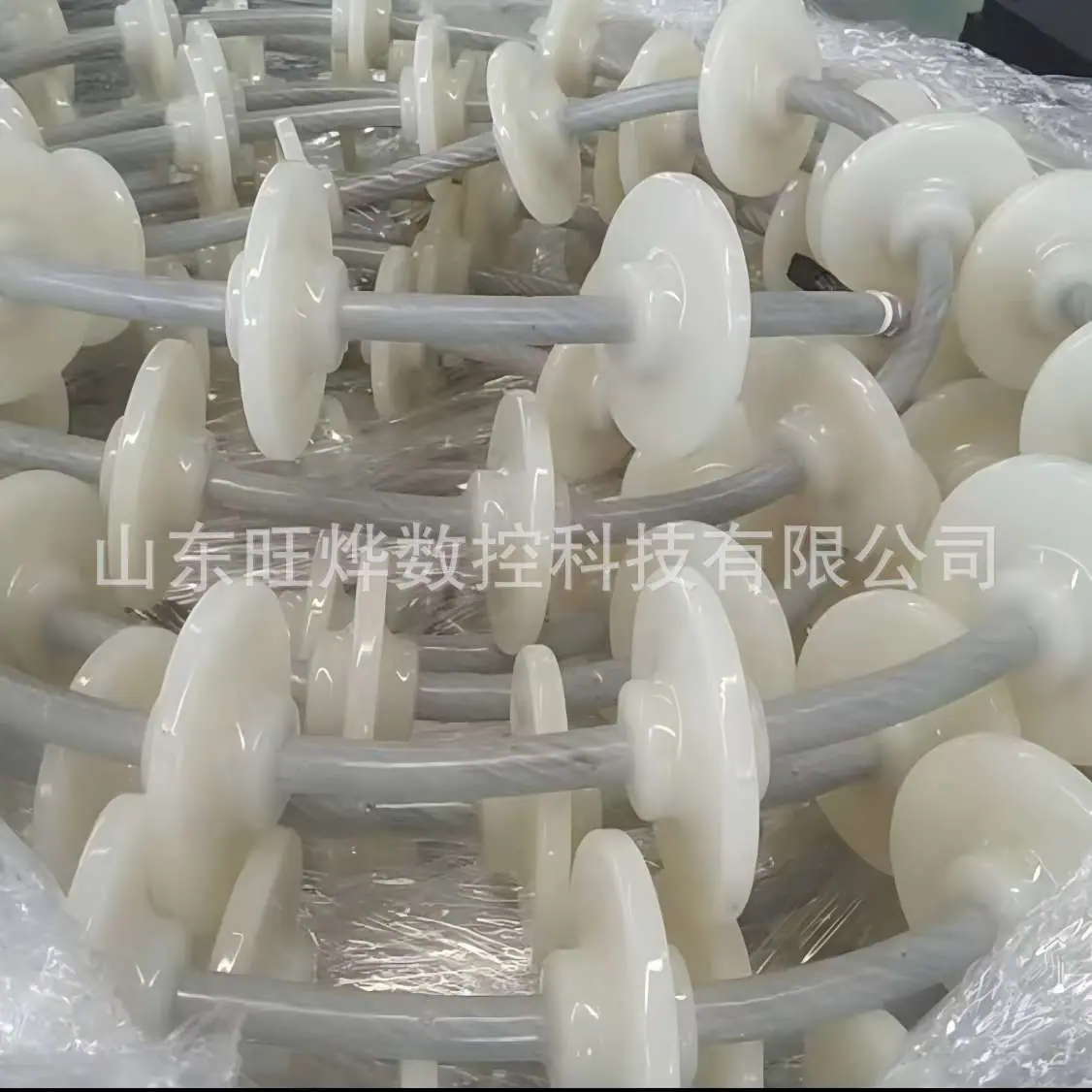 钢丝绳管链输送机链盘