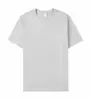 Camiseta Masculina Branca com Caimento Solto, Ombros Caídos, Tendência de Rua Verão, Algodão Puro, Manga Curta, Pesada, Personalizável