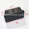 Fabricantes de Dongguan fornecem alta qualidade Plugue de tubo plástico 15x30PP Plugue de tubo plástico retangular Plugue de tubo de aço