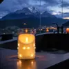 Luz de Vela Eletrônica Simulada LED com Chama Piscante, Alimentada por Bateria, para Natal, Halloween, Uso Doméstico, Mesa e Jogos de RPG