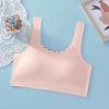 Celebridad de Internet Nueva Taza Fija Sujetador de Chica sin Costuras Chaleco Transpirable Estudiantes de Secundaria Chicas Período de Desarrollo Ropa Interior Cómoda