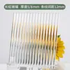 Xingcheng Arte Grabado Templado Super Blanco Changhong Onda de Agua Plata Vidrio Mecha Vidrio Corrugado Wholesale
