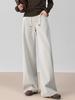 Jeans Color Café con Leche Xingge para Mujer, Pantalones Rectos de Tiro Alto, Sueltos y Adelgazantes, Pantalones de Pierna Ancha hasta el Suelo, Nuevo Estilo Primavera 2026