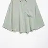Ropa de Mujer al por Mayor Transfronteriza Primavera 2026 Nuevo Estilo Europeo y Americano Holgado con Bolsillo Manga Ancha Camisa Top 8741029