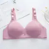 Castillo 2089 Sutiã sem Aro Glosser Fino Copo C Grande Lingerie Tamanho Grande 4 Quatro Botões Sutiã Confortável