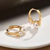 2025 Novos Brincos de Pérola Grandes e Pequenos com Design de Nicho Estilosos Modernos Luxo Acessível Brincos Elegantes de Ponta Brincos Brincos