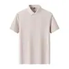 Modelo doméstico! Nova moda casual de verão 2026, camisa Polo para homens, top de negócios de manga curta, camiseta versátil