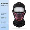 Gorro con Estampado de Calavera Original para Exteriores Transfronterizo, Protector Solar Personalizado de Cara Completa, Máscara de Ciclismo Transpirable de Secado Rápido para Hombres y Mujeres