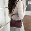 Bolso transfronterizo de gamuza, bolso tote de moda, bolso de mano para mujer de gran capacidad, bolso de hombro de alta gama para debajo del brazo, bolso cruzado