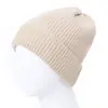 Nuevo Sombrero de Mujer para Otoño e Invierno, Grueso y Cálido para Exteriores, de Punto con Pelo de Conejo, Moda Coreana, Color Sólido, Versátil, de Lana