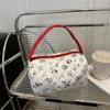 Bolso de hombro estilo japonés, dulce y fresco, diseño de nicho, bolso para mujer, bolso de axila, bolso informal, combinable, portátil, tipo media luna, 2024