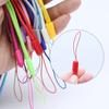 Cordón trenzado de nailon redondo de 3,0 mm, cuerda larga para el cuello del teléfono móvil, cordón para juguetes, 13 colores en stock, venta al por mayor
