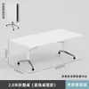 Mesa de conferência dobrável, mesa longa de treinamento fixa móvel, mesa de escritório para negociação, emendável, extensível, multifuncional, dobrável
