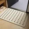 Alfombra de piso de bucle de seda estilo minimalista moderno al por mayor, alfombra de entrada de alta calidad, decoración de dormitorio para el hogar, alfombra de fácil cuidado