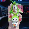 Liquidación de colección de llaveros colgantes de personajes de dibujos animados IP auténticos, lindos colgantes de estrella-luna-conejo para bolsos de niñas, stock para vendedores ambulantes