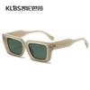 Gafas de sol de estilo coreano con montura grande INS para mujer, gafas de sol de estilo urbano para chicas atractivas, gafas de sol tipo caja del mismo estilo para hombres y mujeres, gafas de sol de estilo urbano