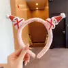 2024 Tiara de chifre de Natal tiara de atmosfera laço fofa todos os jogos acessórios de cabelo Headdress de feriado europeu e americano