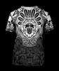 Camisa Cultural Tendência 2025 Novo Estilo Animal Personalizado Impressão Digital 3D Respirável Secagem Rápida Amiga da Pele Camiseta em Estoque