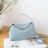 Bolso de Hombro Versátil de Cuero Genuino para Mujer, Simple de Gran Capacidad con Sensación de Lujo, Bolso de Mano de Piel de Vaca de Primera Capa