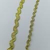 5mm em estoque Ouro Prata borda dourada borda prateada onda formato S borda curva fita multi-tamanho chapéu roupas infantis acessórios de casamento