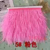 Borlas Decorativas de Pena DIY, Acabamento de Pena de Avestruz, Bainha de Vestido/Saia de Palco, Acessórios de Roupa, Renda, Tiras de Pena
